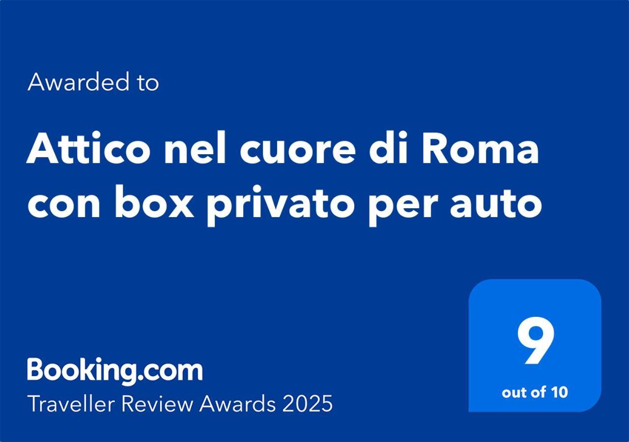 Attico Nel Cuore Di Roma Con Box Privato Per Auto Esterno foto